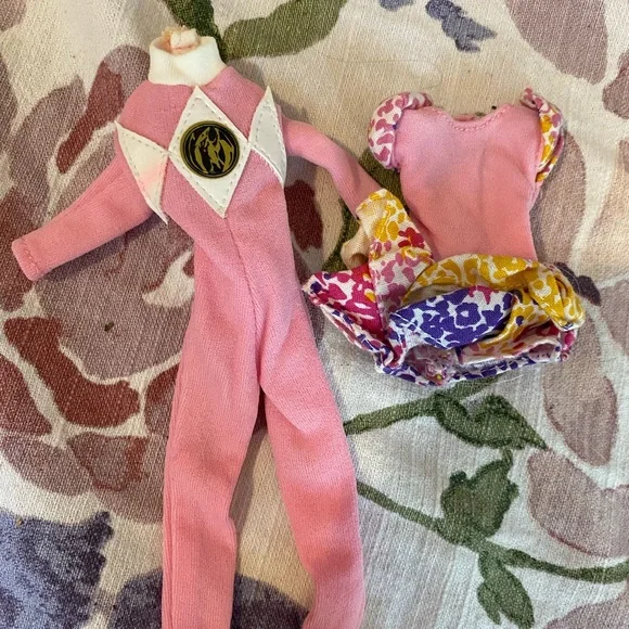 Rare vintage 1994 Power Rangers for girls dolls pink yellow Kimberly and Trini - Picture 5 of 10